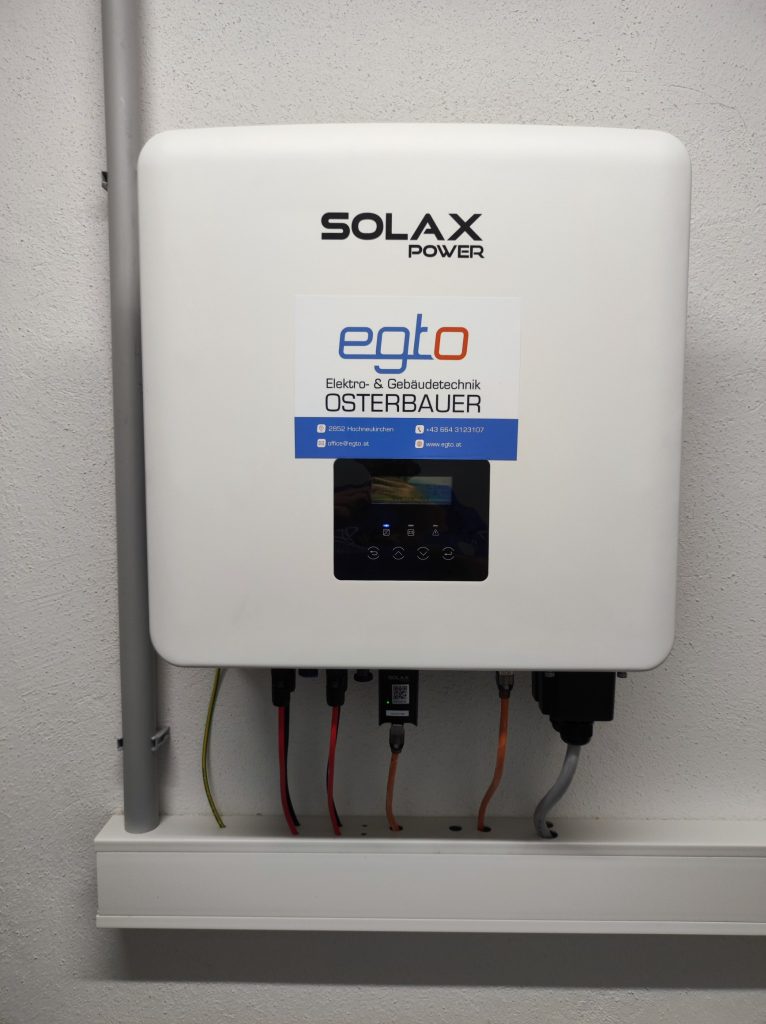 Photovoltaik- und Speicherinstallation von Elektro- & Gebäudetechnik Osterbauer